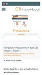 Mobile Screenshot of cbimportexport.at